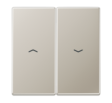 Двойная клавиша с символами "стрелки"для балансирных механизмов выключателей (кнопок), в комплекте с CD95HP (крепежный элемент), возможно IP44; металл