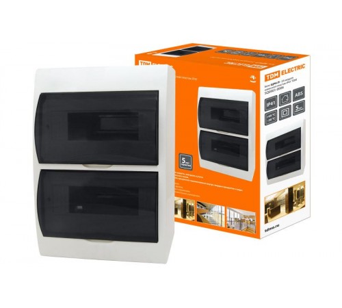 Бокс пластиковый навесной ЩРН-П-24 модуля  IP41   SQ0901-0006  TDM