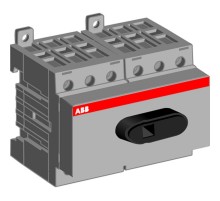 Рубильник OT80F6 до 80А 6-полюсный для установки на DIN-рейку или монтажную плату (без ручки)  1SCA105427R1001  ABB