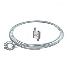 Подвес тросовый QWT RO 2 10M G с рым-гайкой М6 и фиксатором, 2,0х10000 мм ( QWT RO 2 10M G )  1450929  OBO Bettermann