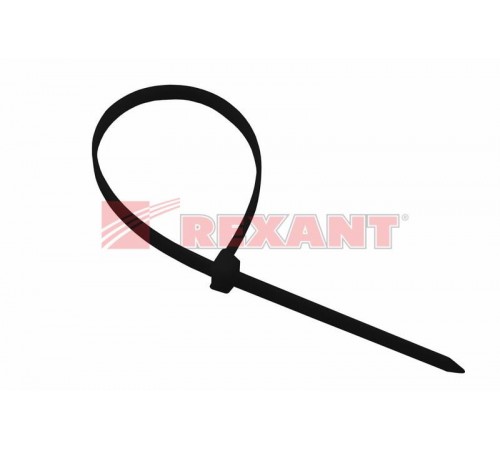 Хомут-стяжка кабельная нейлоновая 1020 x9,0 мм, черная, упаковка 100 шт.  07-1021  REXANT