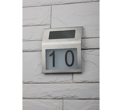 ERAFS048-09 Номер дома с подсветкой, на солнечной батарее, 2LED  Б0044249  ЭРА