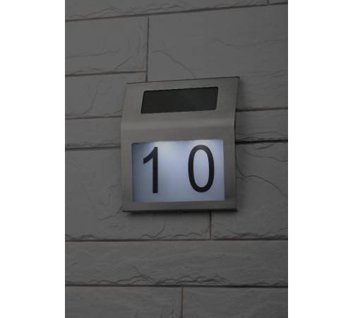 ERAFS048-09 Номер дома с подсветкой, на солнечной батарее, 2LED  Б0044249  ЭРА