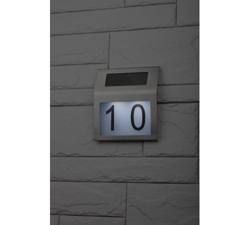 ERAFS048-09 Номер дома с подсветкой, на солнечной батарее, 2LED  Б0044249  ЭРА