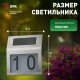 ERAFS048-09 Номер дома с подсветкой, на солнечной батарее, 2LED  Б0044249  ЭРА