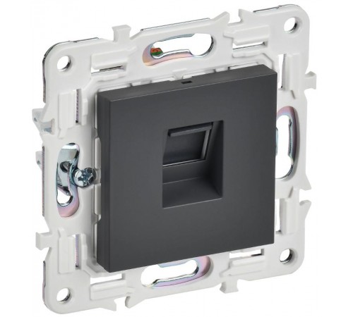 SKANDY Розетка компьютерная RJ45 кат.6 SK-K02T титан  SK-K10-2-K48  IEK