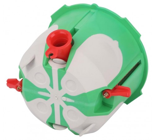 Коробка установочная  KUU-68-55-unibox двухкомпонентная универсальная зеленая 68х55мм UniBox саморезы IP30  Б0068231  ЭРА