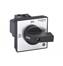 Выключатель-Разъединитель 3P 20A IP20 с чёрной рукояткой на дверцу 4 винтами  MSD20320B  SE