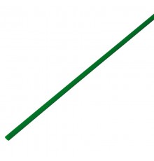 Трубка термоусаживаемая ТУТ 3,0/1,5мм, зеленая, упаковка 50 шт. по 1м,  55-0303  PROconnect