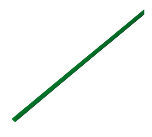 Трубка термоусаживаемая ТУТ 3,0/1,5мм, зеленая, упаковка 50 шт. по 1м,  55-0303  PROconnect