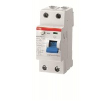 Выключатель дифференциальный (УЗО) F202 2п 63А 500мА тип A  2CSF202101R4630  ABB