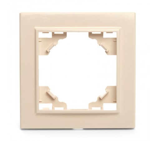 Рамка одноместная, серия Эрна, PFR00-9001-02, слоновая кость  39624  STEKKER