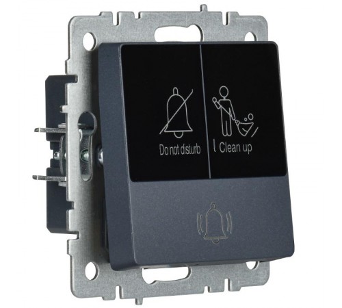 BRITE Кнопка звонка с инд. отел. 10А ВС10-1-9-БрМ мар.  BR-V14-2-10-K35  IEK