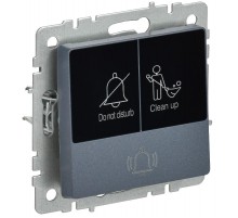 BRITE Кнопка звонка с инд. отел. 10А ВС10-1-9-БрМ мар.  BR-V14-2-10-K35  IEK