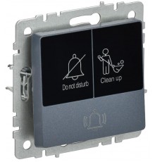 BRITE Кнопка звонка с инд. отел. 10А ВС10-1-9-БрМ мар.  BR-V14-2-10-K35  IEK