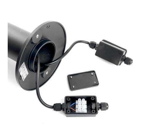 Светильник садово-парковый, 230V 2*GX53 DH1006, черный (столб)  11711  FERON