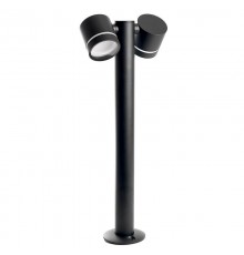 Светильник садово-парковый, 230V 2*GX53 DH1006, черный (столб)  11711  FERON