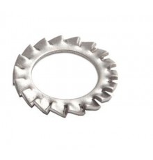 Шайба стопорная с наружными зубцами М4 DIN 6798 INOX  shst4-INOX EKF