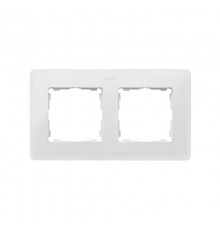 Simon 82 Рамка декоративная, 2 поста, Original, S82 Detail, белый-чёрный  8200620-200  Simon