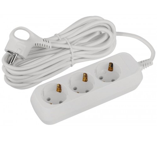 Удлинитель электрический ЭРА UDL-16-370-E Greenline 3 розетки с заземлением 7м ПВС 3x1мм2   Б0065059  ЭРА