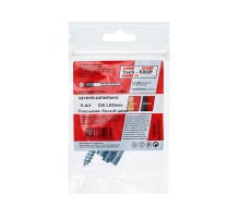 Шпилька сантехническая М6х80 (4шт) - пакет  112230  Tech-KREP