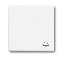 Клавиша для механизма 1-клавишного выключателя, c символом ""ЗВОНОК"" Future/Axcent/Carat/Династия, белый бархат"  2CKA001751A3182  ABB