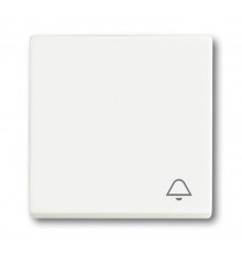 Клавиша для механизма 1-клавишного выключателя, c символом ""ЗВОНОК"" Future/Axcent/Carat/Династия, белый бархат"  2CKA001751A3182  ABB