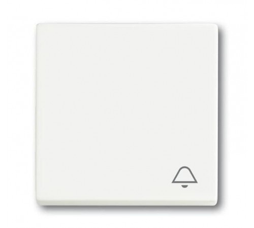 Клавиша для механизма 1-клавишного выключателя, c символом ""ЗВОНОК"" Future/Axcent/Carat/Династия, белый бархат"  2CKA001751A3182  ABB