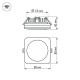 Светодиодная панель LTD-80x80SOL-BK-5W Day White  021481  Arlight