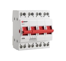 Трехпозиционный переключатель ТПС-63 4P 63А  TPS463  EKF