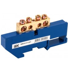 Шина N "ноль" на DIN-изоляторе ШНИ-8х12-4-Д-С  YNN10-812-4D-K07  IEK