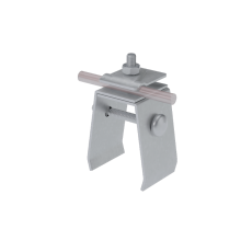 Универсальный фальцевый держатель H70 мм для прутка  5-10 мм CU  UFD-H70-D5-10 CU  КМ-профиль