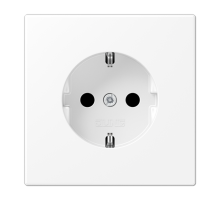 Розетка SCHUKO®; дюропласт; белый матовый   LS1520WWM  Jung