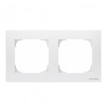 Рамка 2-постовая, базовая, серия SKY, цвет альпийский белый2CLA857210A1101 ABB