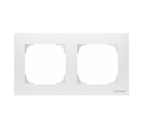 Рамка 2-постовая, серия SKY, цвет альпийский белый2CLA857200A1101 ABB