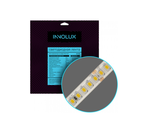 Лента светодиодная 24В 93 544 ИСЛ-2835CW168-14-CRI80-IP65-24V  93544  INNOLUX