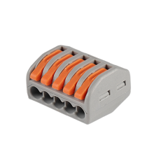 Клемма монтажная  рычажного соединения PTC-5P 222-415 BL/5 450V 32A 0,08-2,5(4.0)mm2 / 5 шт./  5050761 Jazzway