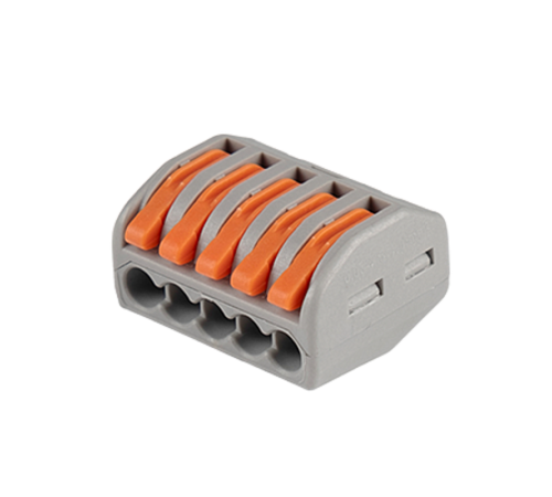 Клемма монтажная  рычажного соединения PTC-5P 222-415 BL/5 450V 32A 0,08-2,5(4.0)mm2 / 5 шт./  5050761 Jazzway