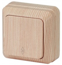 2-103-11 Intro Переключатель, 10А-250В, IP20, ОУ, Quadro, сосна  Б0027639  Intro