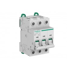 Systeme9 Автоматический выключатель (АВ) D 4A 3P 6kA 400В  S9F23304  SE
