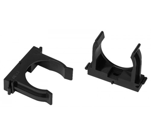 Крепеж клипса для труб  CLIP-40-B-MP d 40мм черный для монтажного пистолета (прямой монтаж) 25шт CLIP-40-B-MP  Б0062033  ЭРА