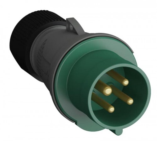 Вилка кабельная Easy&Safe 232EP2,32А,2P+E,IP44,2ч2CMA101980R1000 ABB