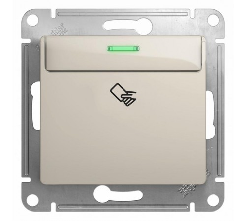Glossa Молочный Выключатель карточный, сх.6, 10AX  GSL000969  SE