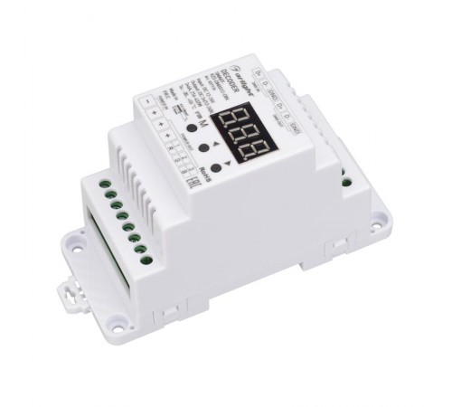 Декодер SMART-K23-DMX512-DIN (12-24V, 3x6A)  027126  Arlight