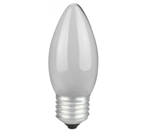 Лампа накаливания  B36 40Вт Е27 / E27 230В  свечка матовая  Б0066400  ЭРА