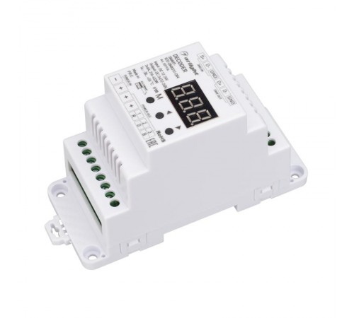 Декодер SMART-K23-DMX512-DIN (12-24V, 3x6A)  027126  Arlight
