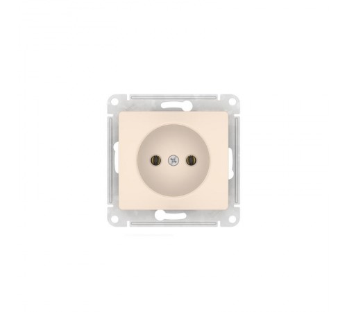 Glossa Бежевый Розетка без заземления, 16А, механизм, быстрозажимные клеммы  GSL000241S  SE