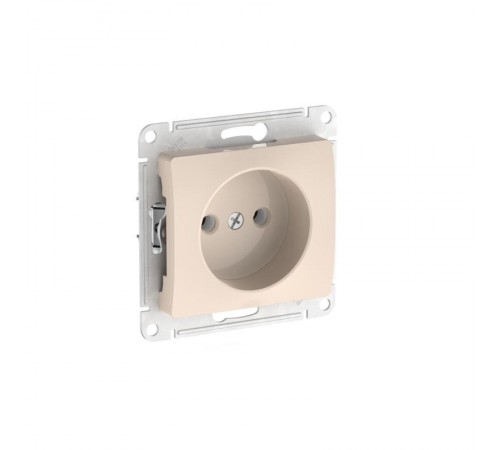 Glossa Бежевый Розетка без заземления, 16А, механизм, быстрозажимные клеммы  GSL000241S  SE