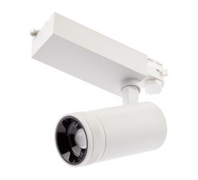 Светильник светодиодный трековый трёхфазный STR-30-99-40K-W20 регулируемый луч 4000K белый  Б0049784  ЭРА