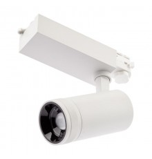 Светильник светодиодный трековый трёхфазный STR-30-99-40K-W20 регулируемый луч 4000K белый  Б0049784  ЭРА